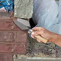 Marshalltown Masonry Pointing Trowel, Philadelphia Style, 7 Inch X 3 Inch, Wood Handle, Made In The USA, 45 7 One Size