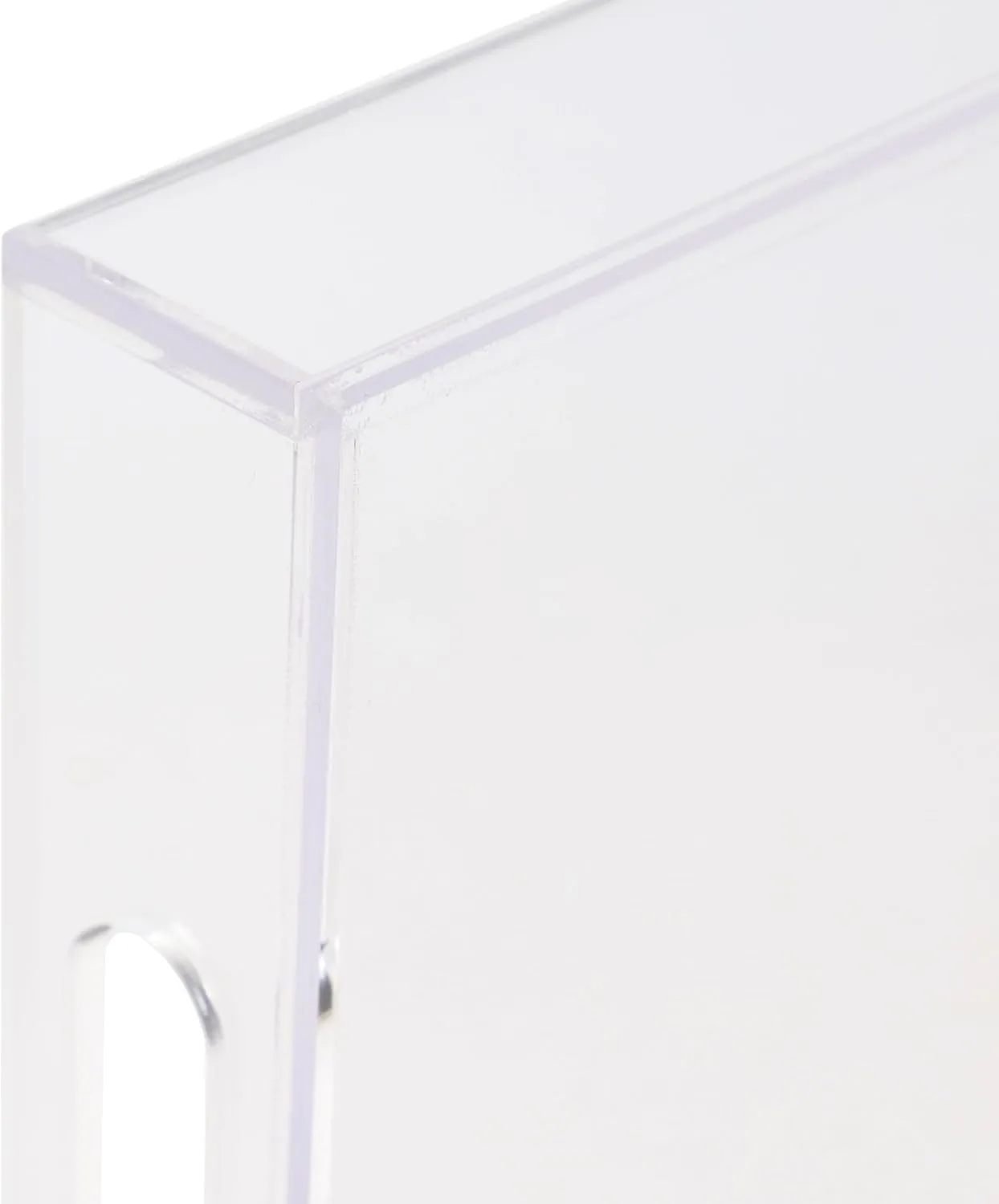 Martha Stewart Brody Acrylic Letter Tray, Letter Organizer Desk Tray, File Organizer Tray for Magazines, Folders, Notebooks