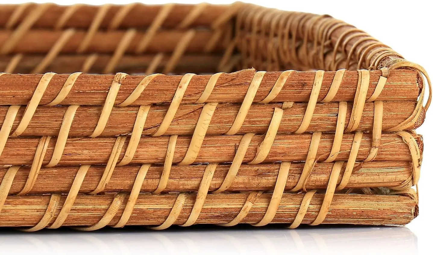 Martha Stewart Rattan Serving Tray (76604.01)