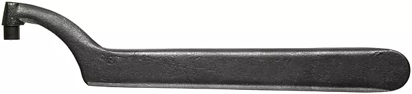 Martin 457 High Carbon Steel 2-1/4" For Circle Diameter Pin Spanner, 6-1/2" Overall Length, Industrial Black Finish