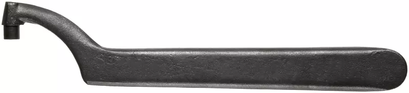 Martin 457 High Carbon Steel 2-1/4" For Circle Diameter Pin Spanner, 6-1/2" Overall Length, Industrial Black Finish