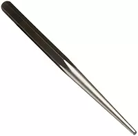 Martin P25 Alloy Steel 5/32" Point Long Taper Punch, 9" Overall Length, Industrial Black Finish