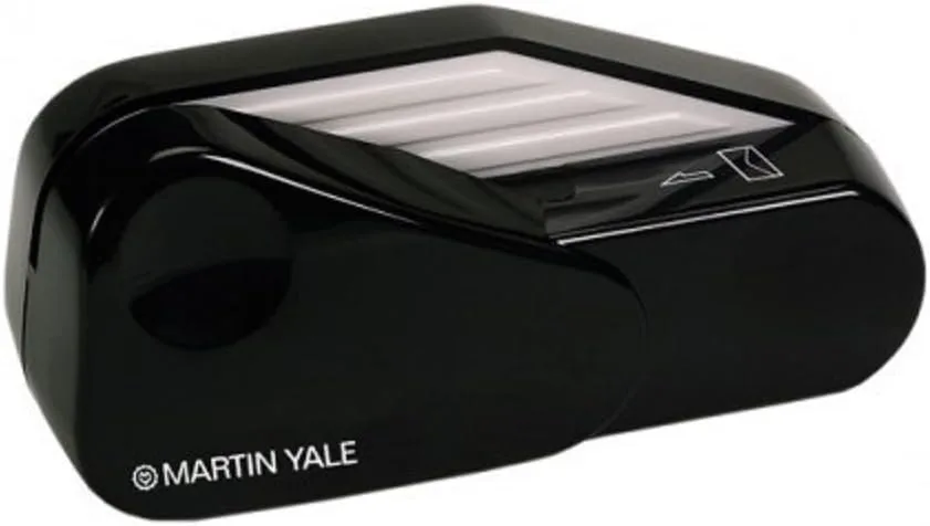 Martin Yale Model 1624 Handheld Battery Operated Letter Opener, 1.75", Black