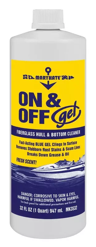 MaryKate On & Off Gel Hull & Bottom Cleaner, 32 Fl Oz (MK3532)