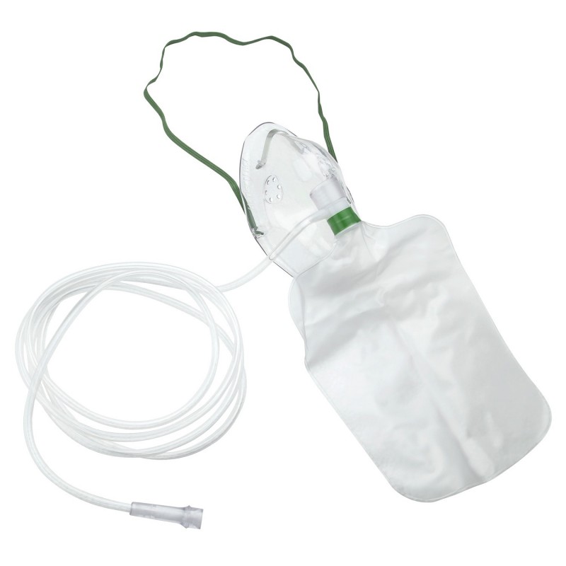 Mascarilla Oxígeno Alta Concentración Con Bolsa