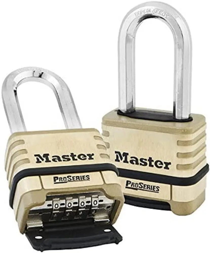 Master Lock 470-1175DLH Proseries Resettable Combination Locks, Carded, 3/8" Diameter, 15/16" Length x 15/16" Width