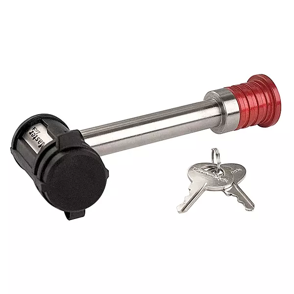 Master Lock 1469DAT Stainless Steel Receiver Lock, Fits 5/8 in. Receivers, Weather Resistant