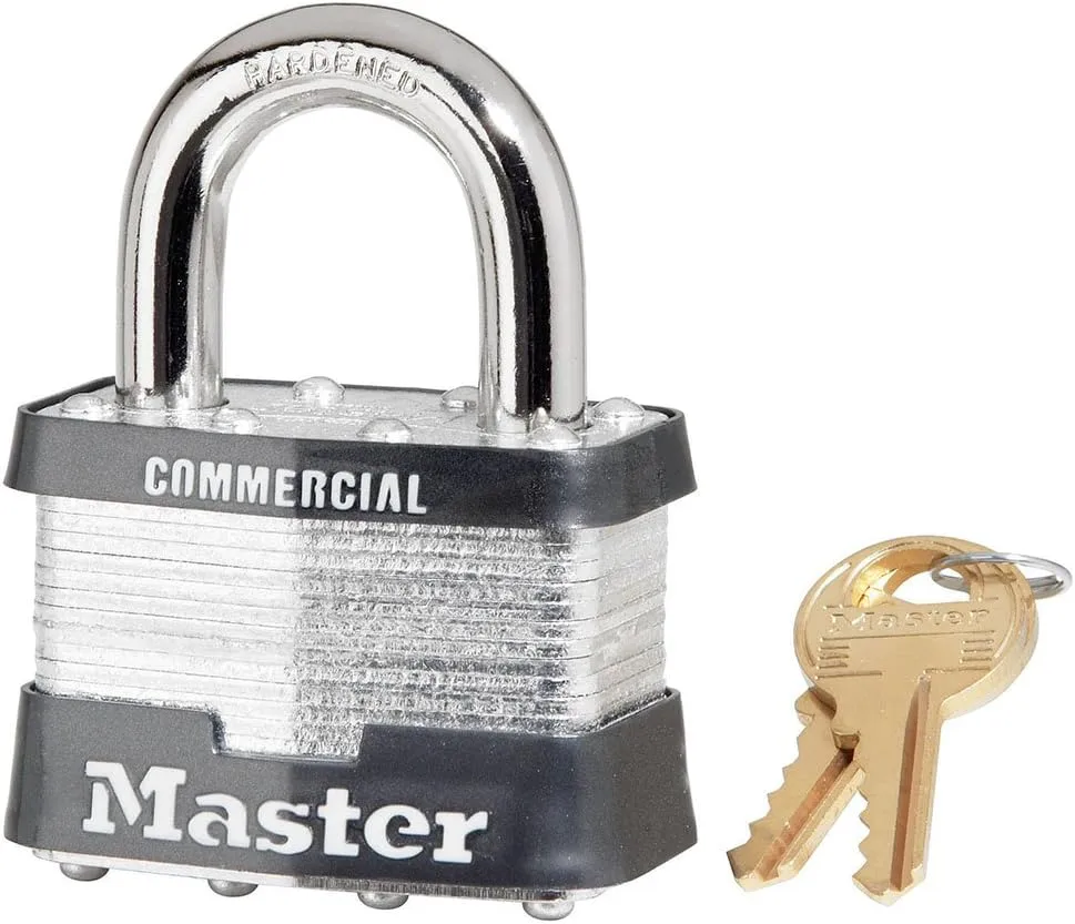 4 PIN TUMBLER PADLOCK KEYED ALIKE