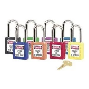 Master Lock 410PRP 6 Pin Tumbler Purple Safety Lockout Padlock K.D. (Price is for 6 Each/Box)