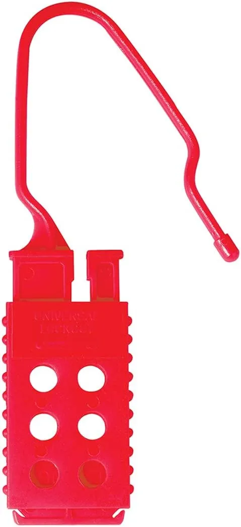 Master Lock 428 Lockout Hasp for 6 Safety Padlocks for Electrical Lockout