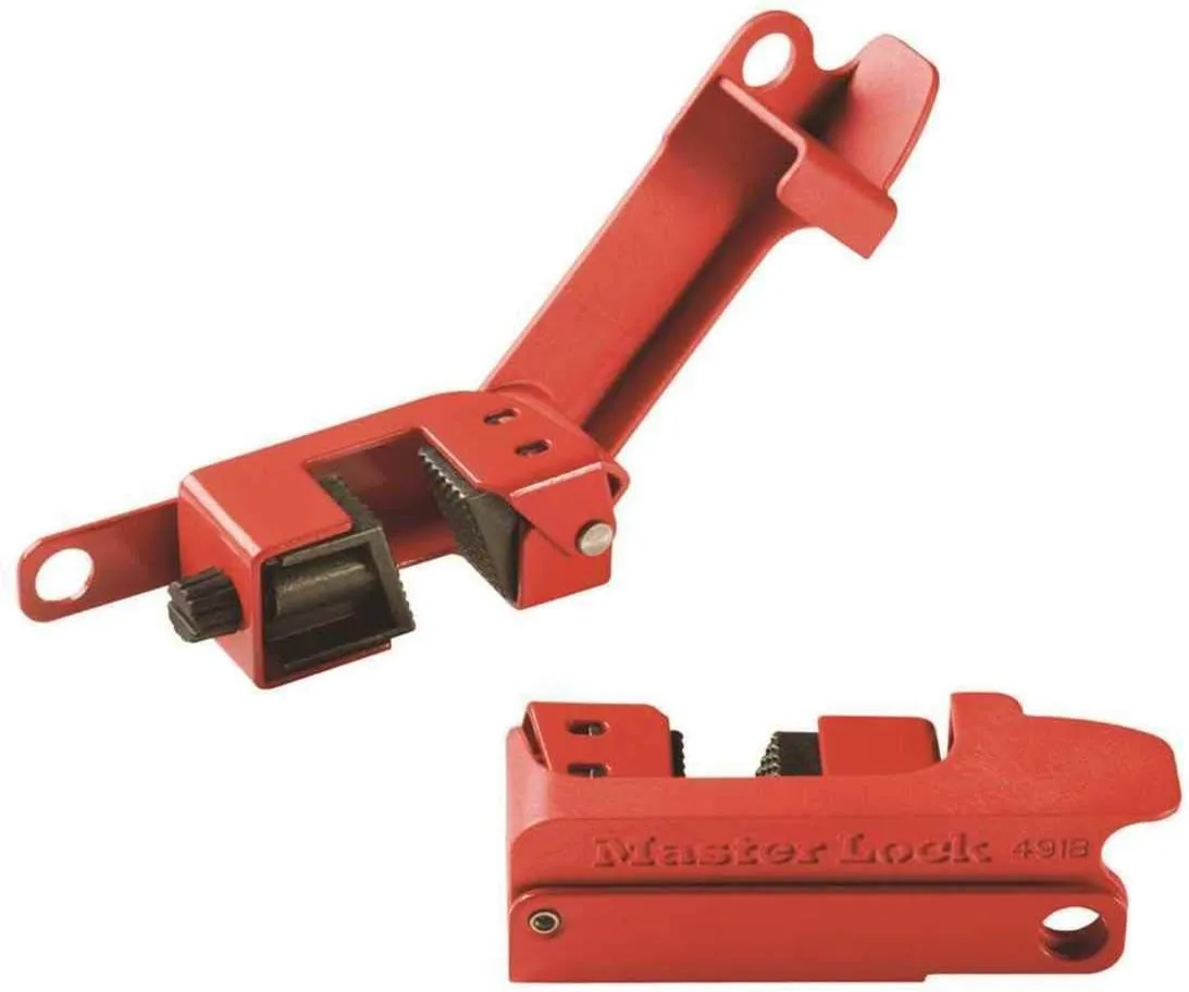 Master Lock 491B, No. 491B Grip Tight Circuit Breaker Lockout (Pack of 24 pcs)