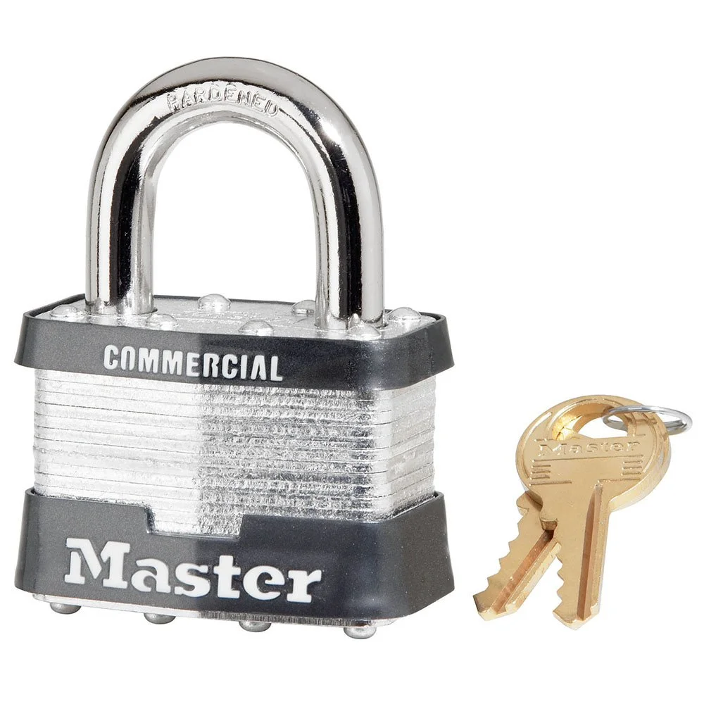 Master Lock 5KA-A112 2" Wide Laminated Steel Padlock - Keyed Alike