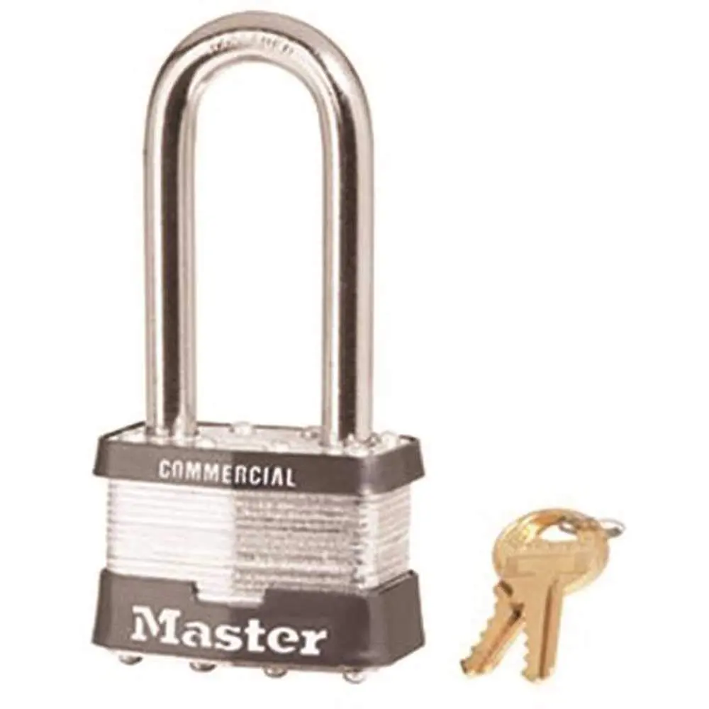 Master Lock 5KALJ Laminated Steel Padlock - Keyed Alike, 2-1/2" Shackle