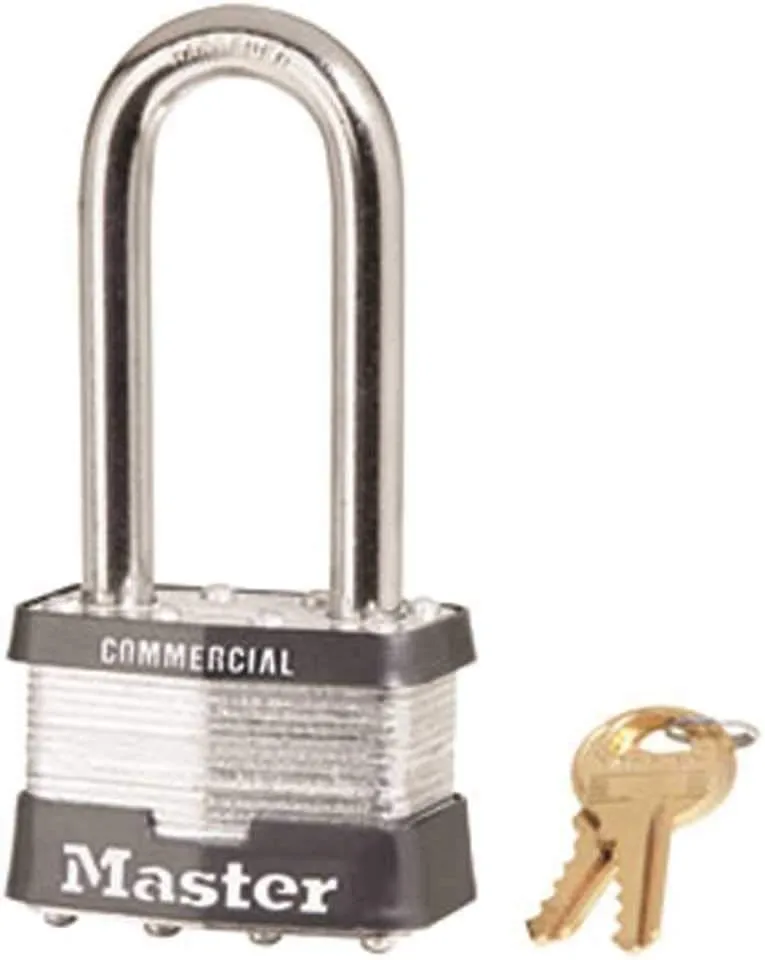 Master Lock 5KALJ Laminated Steel Padlock - Keyed Alike, 2-1/2" Shackle