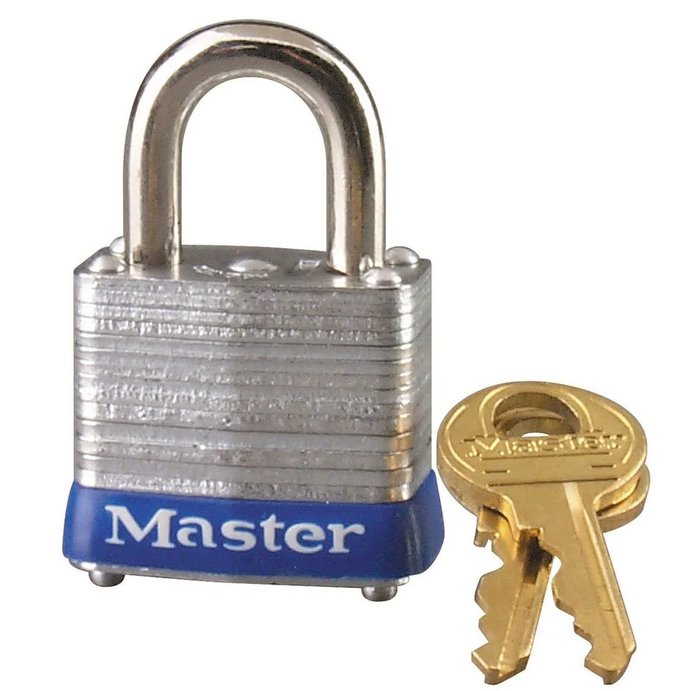 Master Lock 7D Laminated Steel Padlock - Keyed Different 1-1/8"
