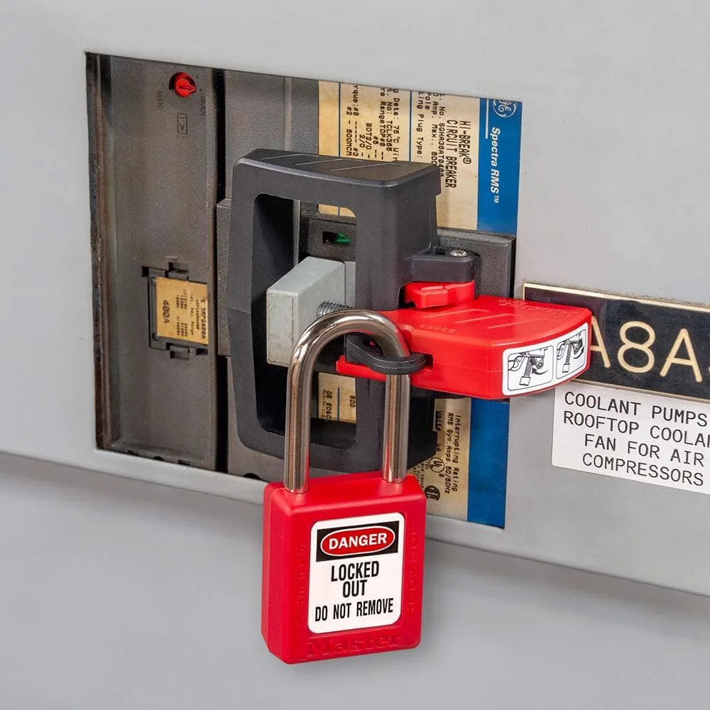 Master Lock Oversized Handle Circuit Breaker Lockout Device