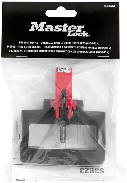 Master Lock Oversized Handle Circuit Breaker Lockout Device