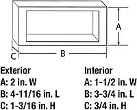 Master Lock Magnetic Key Holder, 1 Pack, Black