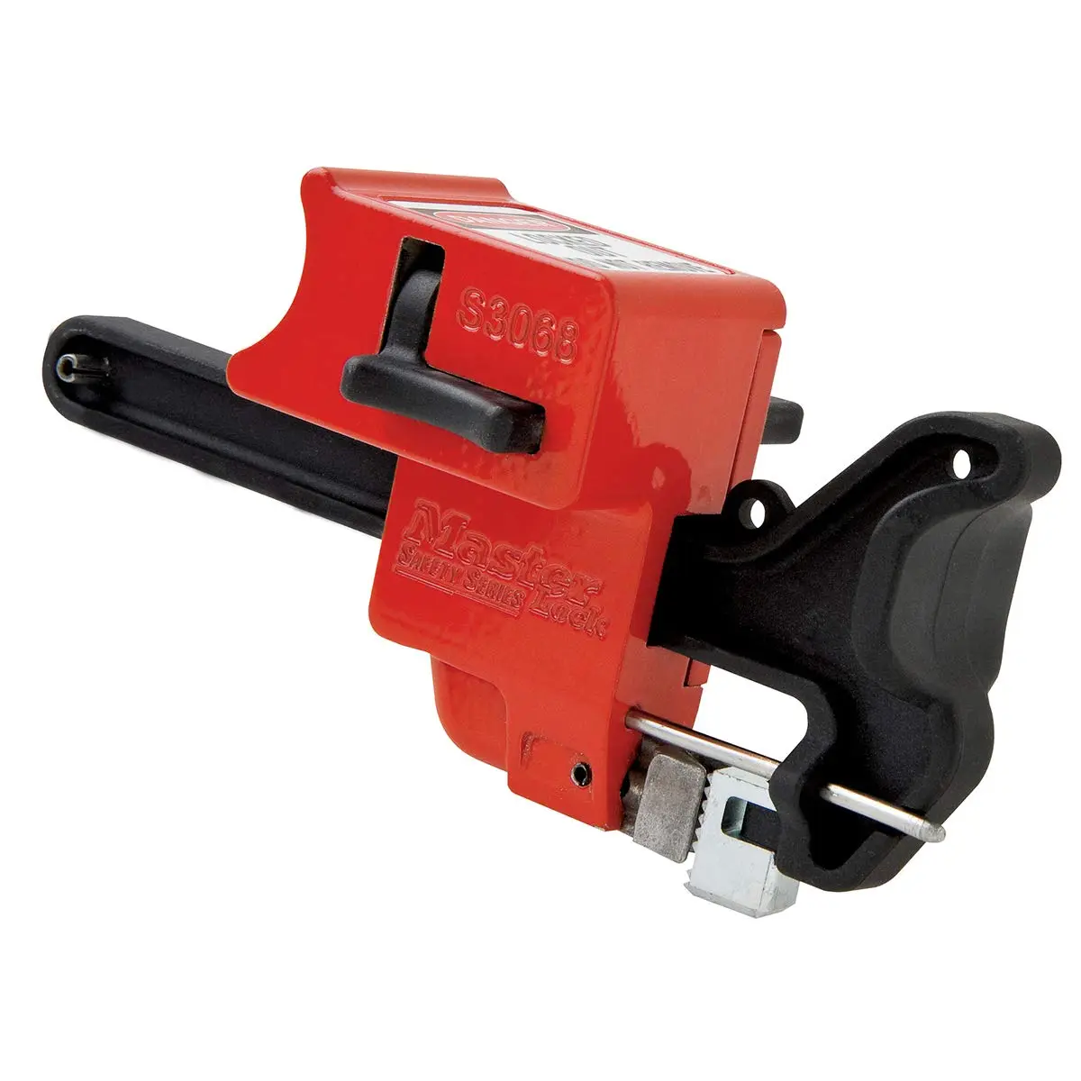 Master Lock - S3068 Seal-Tight Handle-On Valve Lockout, Red 1/4in (6mm)