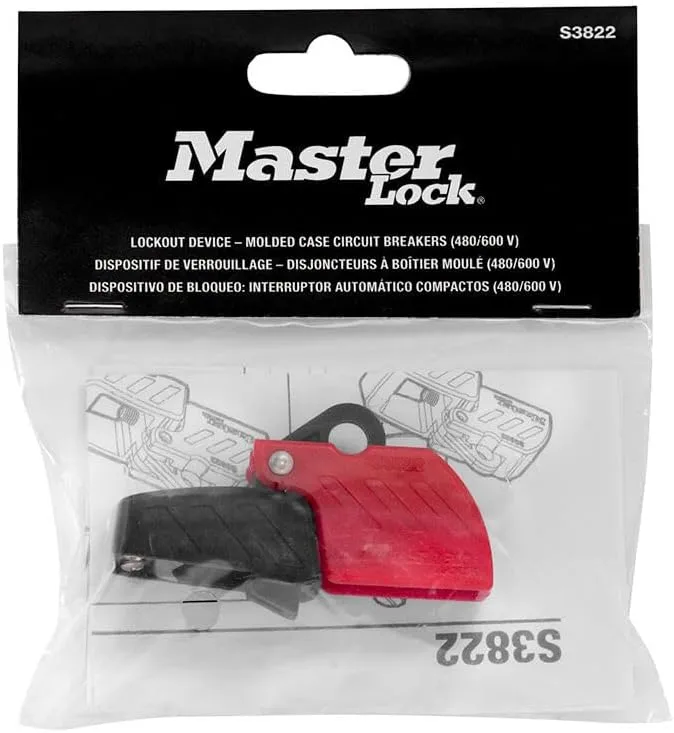 MASTER LOCK Circuit Breaker Lockout,Clamp-On w/Screw