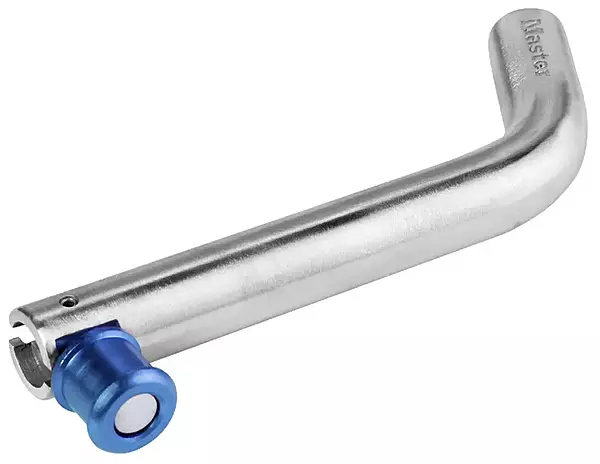 Master Lock Trailer Hitch Pin, Stainless Steel Barrel Head Hitch Pin, Fits Standard 5/8-inch Receivers, 1465DAT