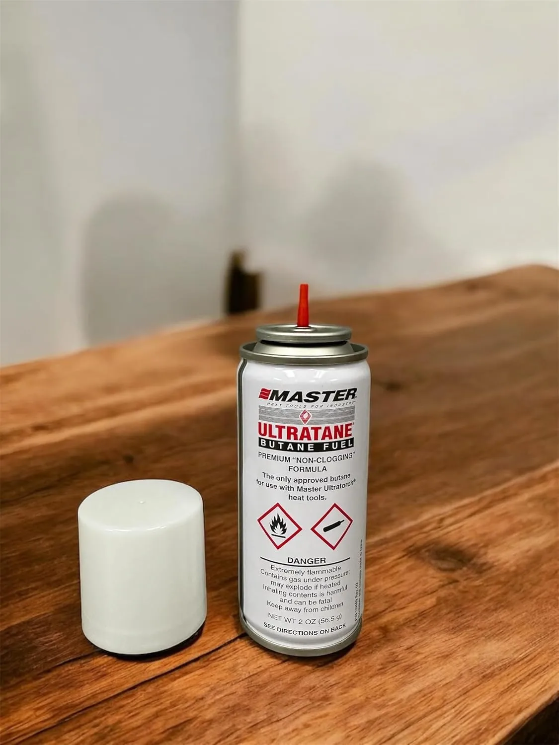 Master Appliance Ultratane Premium Butane Fuel 6-Pack, 2 oz cans, 56.5 Grams, Triple Refined Non-Clogging Formula