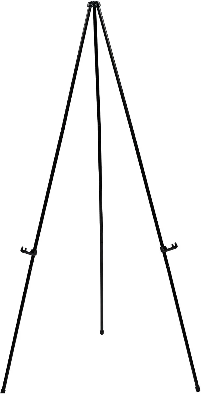 MASTERVISION Instant Display Easel, Steel, Black