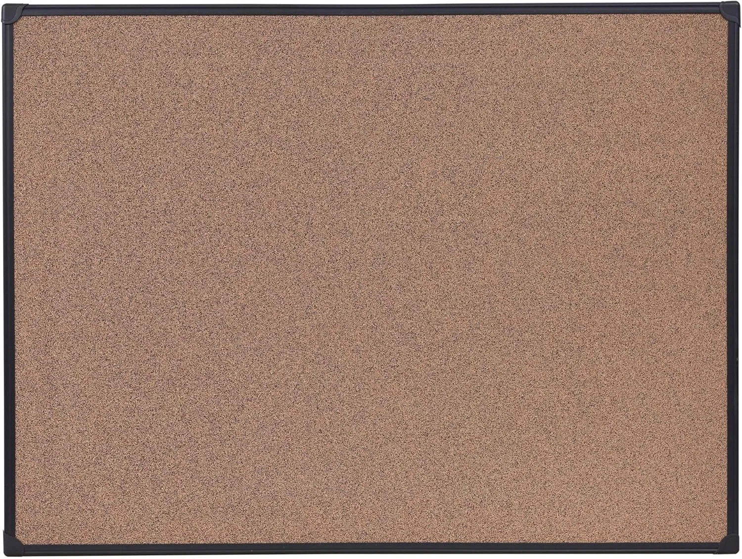 MasterVision Techcork Bulletin Board, 48 x 36, Black Aluminum Frame