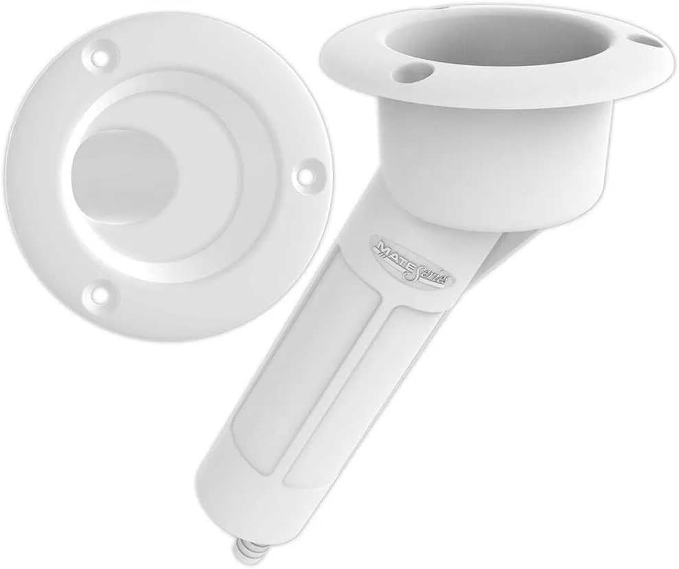 Mate Series 30° Rod & Cup Holder with Drain & Cap