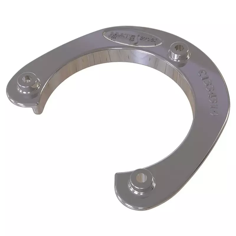 Mate Series Stainless Steel Rod & Cup Holder Backing Plate f/Round Rod/Cup Only f/3-3/4 Holes