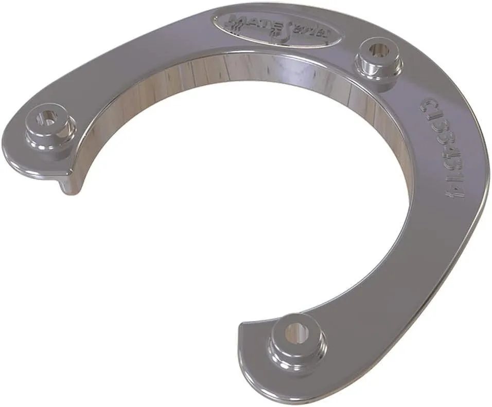 Mate Series Stainless Steel Rod & Cup Holder Backing Plate f/Round Rod/Cup Only f/3-3/4 Holes