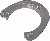 Mate Series Stainless Steel Rod & Cup Holder Backing Plate f/Round Rod/Cup Only f/3-3/4 Holes