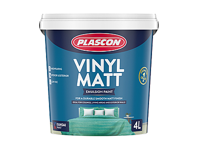 Vinyl Matte 4L-PLASCON