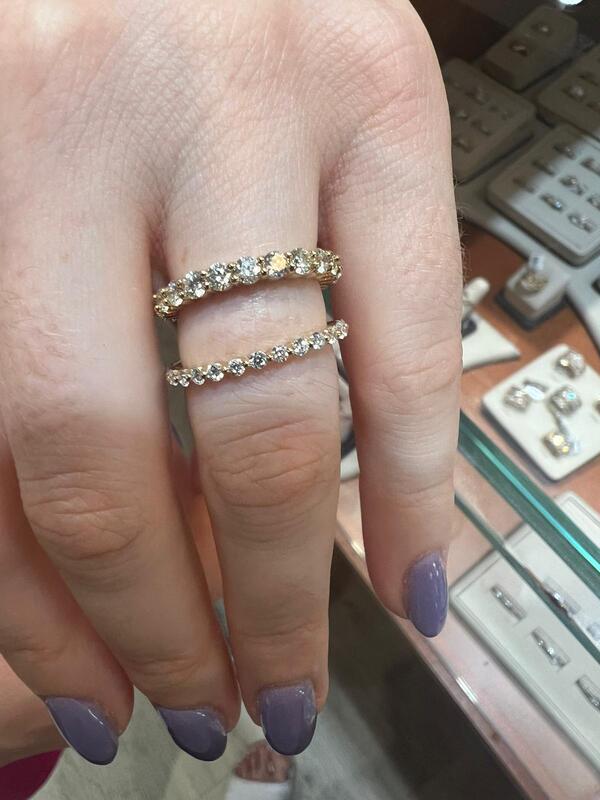 lab diamond stud earrings