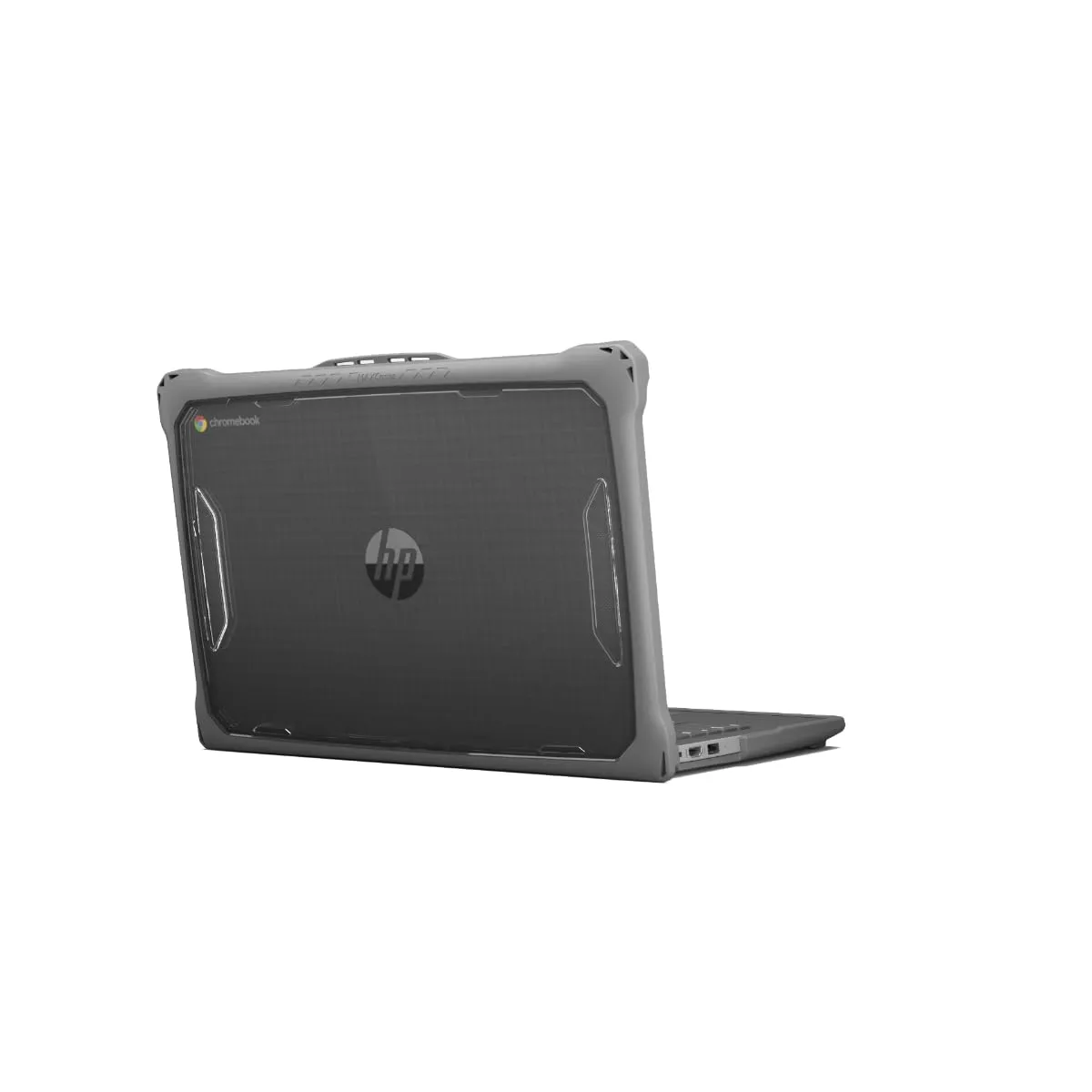MAXCases Extreme Shell-F2 Slide Case for HP Fortis Chromebook G10 11" (Gray/Clear)