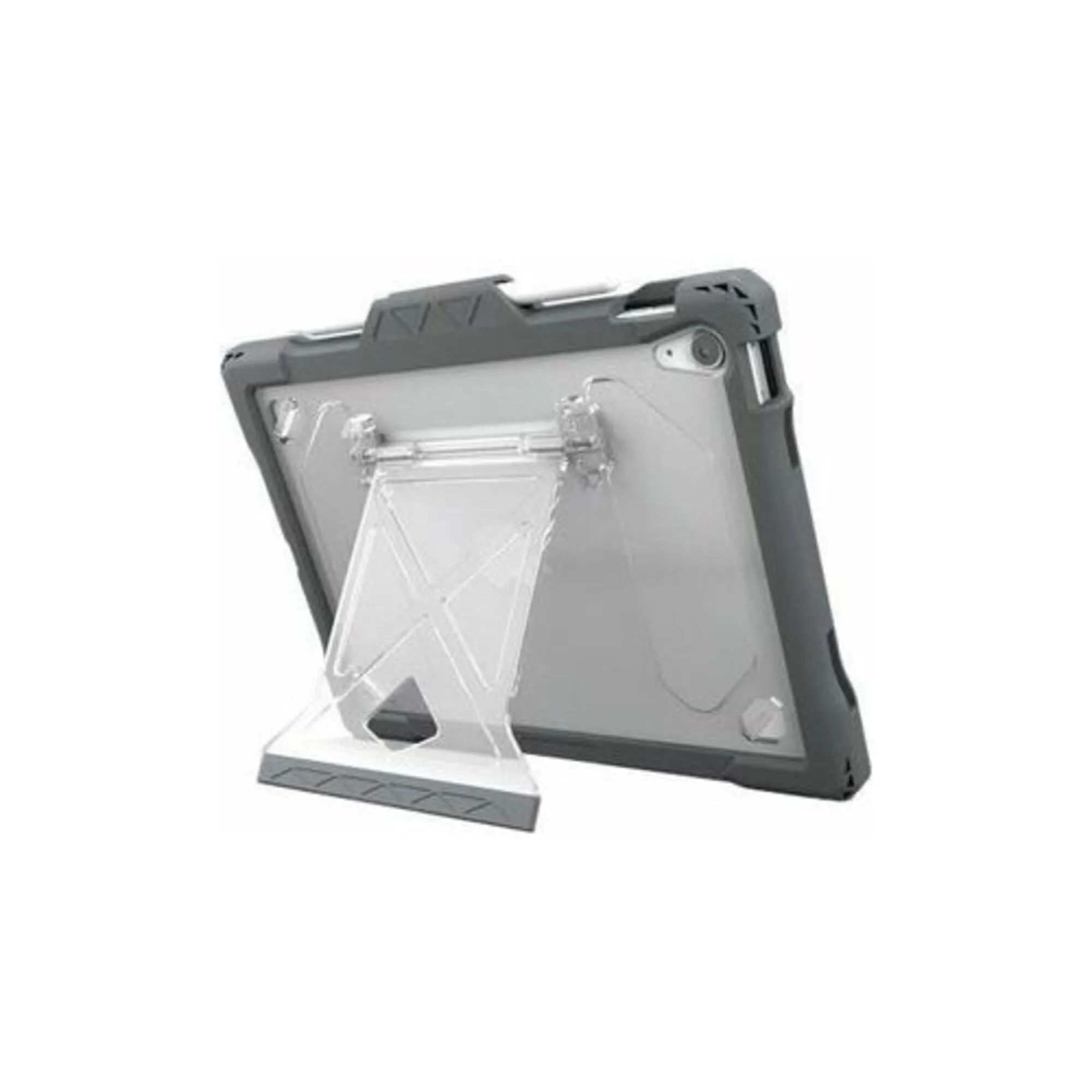 MAXCases Shield Extreme-X2 for iPad 10 10.9" (2022) (Black Bezel-Gray Case)