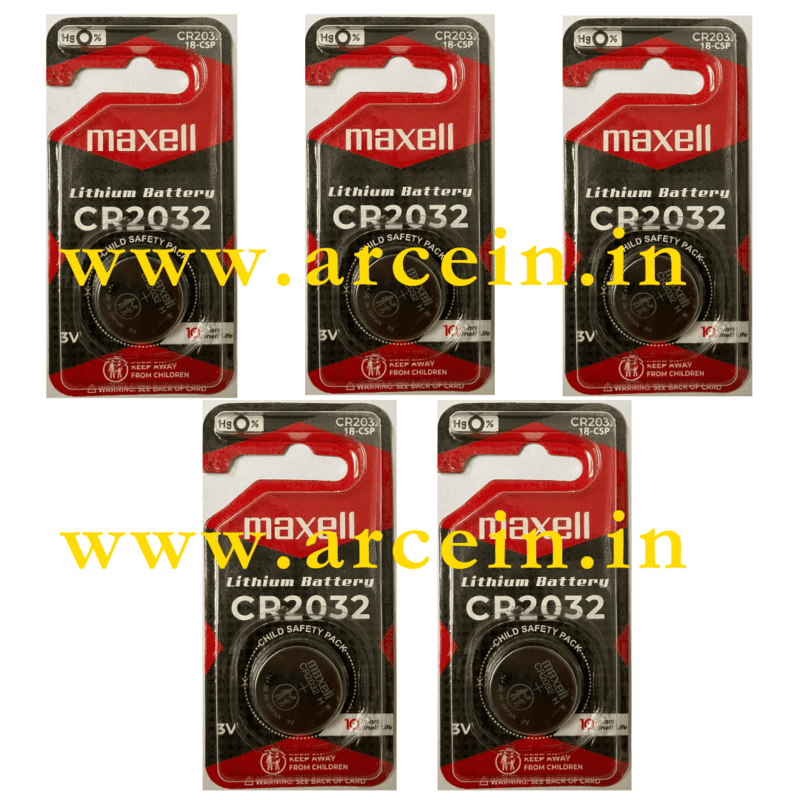Maxell Cr2032 3V battery (Pack of 5) Maxell Cr2032 3V battery (Pack of 5)
