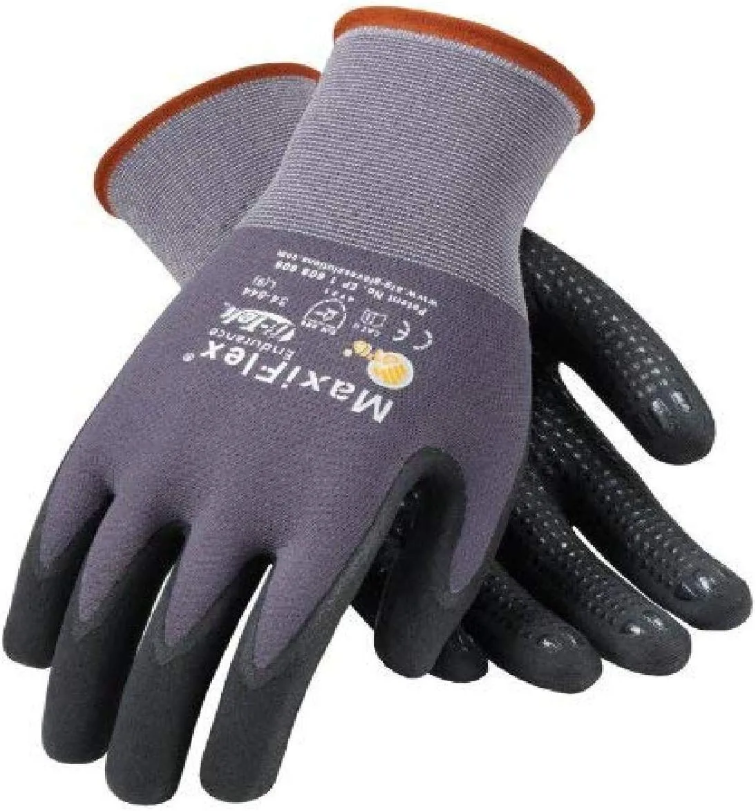 PIP 34-844/L MaxiFlex Endurance Knit Glove, Large, Gray (Pack of 12)