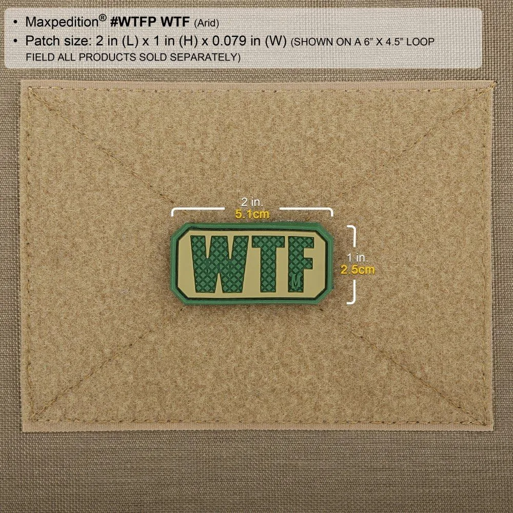 Maxpedition Gear WTF Patch