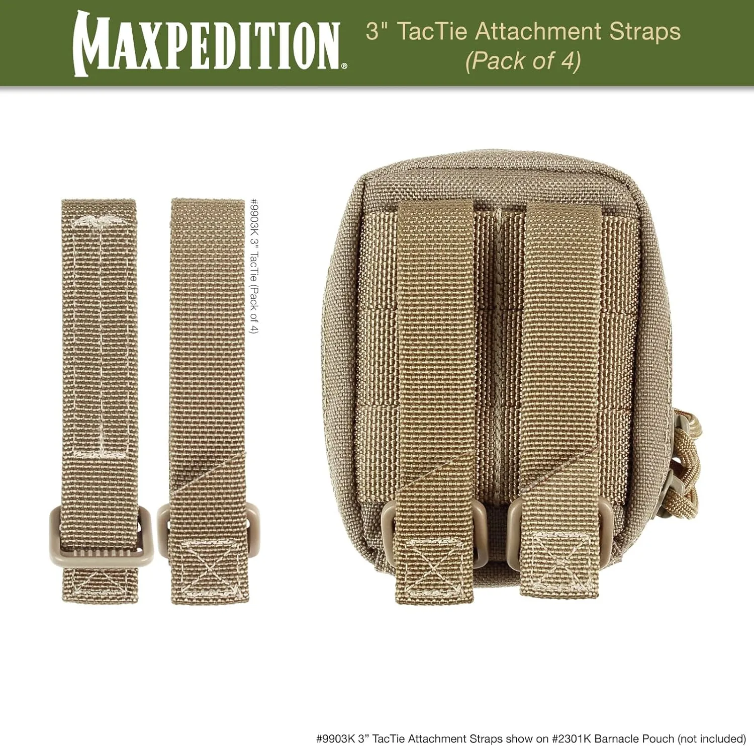 MAXPEDITION TacTie Attachment Straps