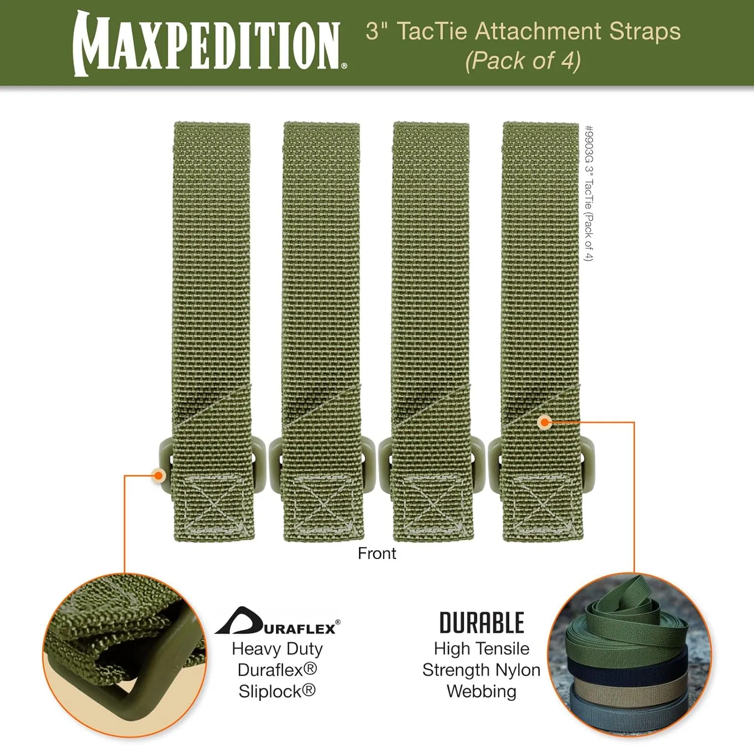 MAXPEDITION TacTie Attachment Straps