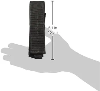 Maxpedition Gear 5-Inch Flashlight Sheath, Black, Model: 1431B