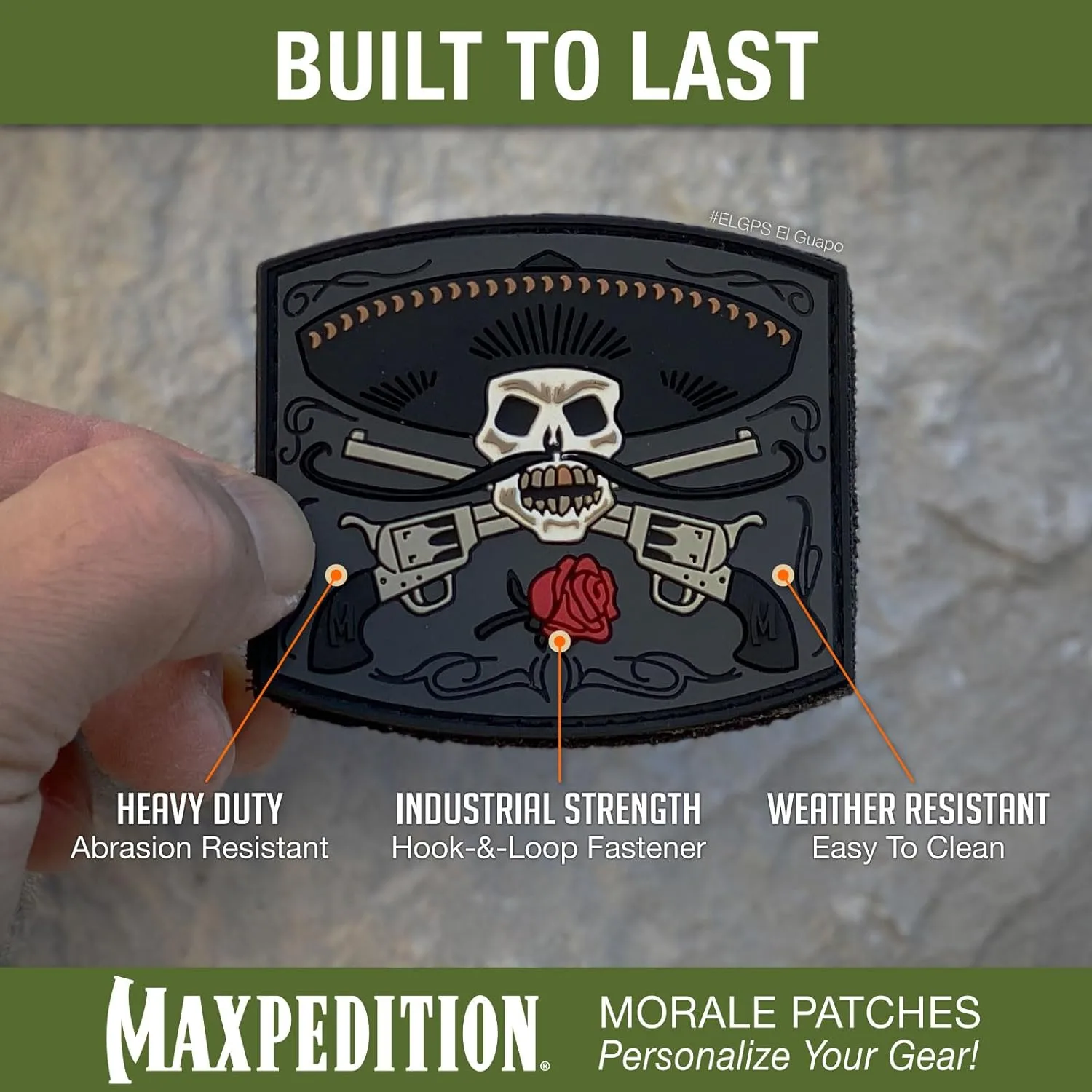 MAXPEDITION El Guapo 3D PVC Morale Patch