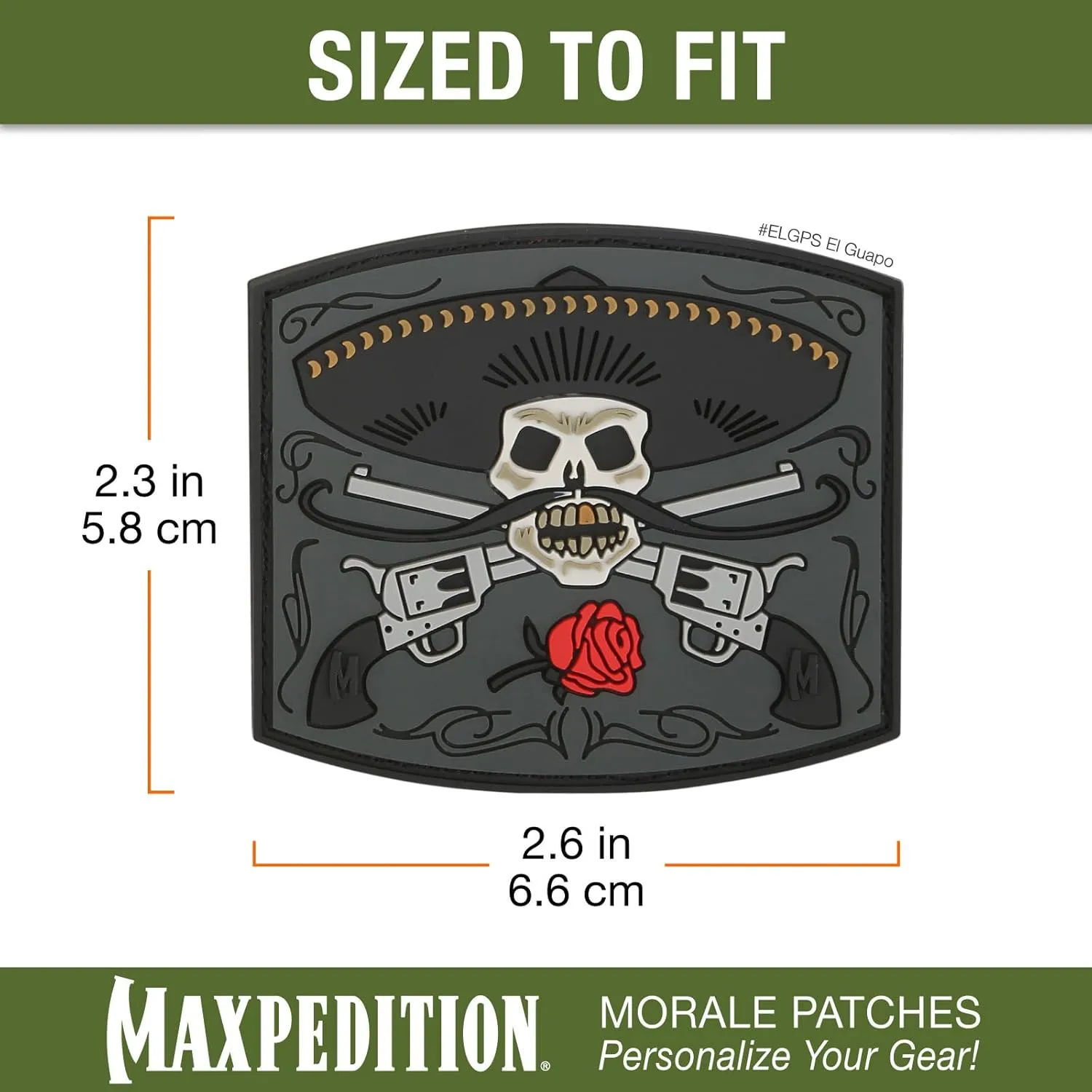 MAXPEDITION El Guapo 3D PVC Morale Patch