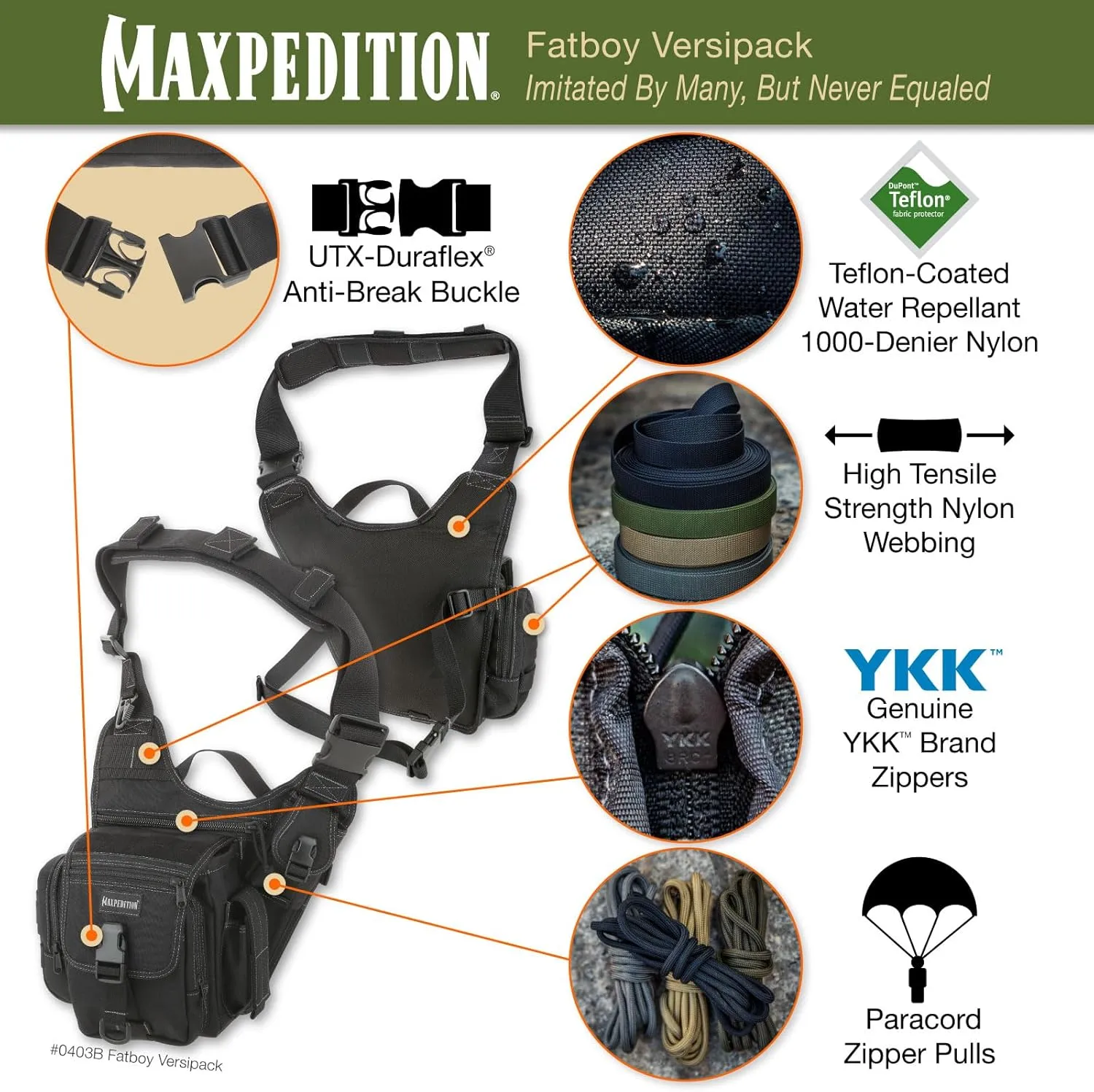 MAXPEDITION Fatboy Versipack Sling Pack