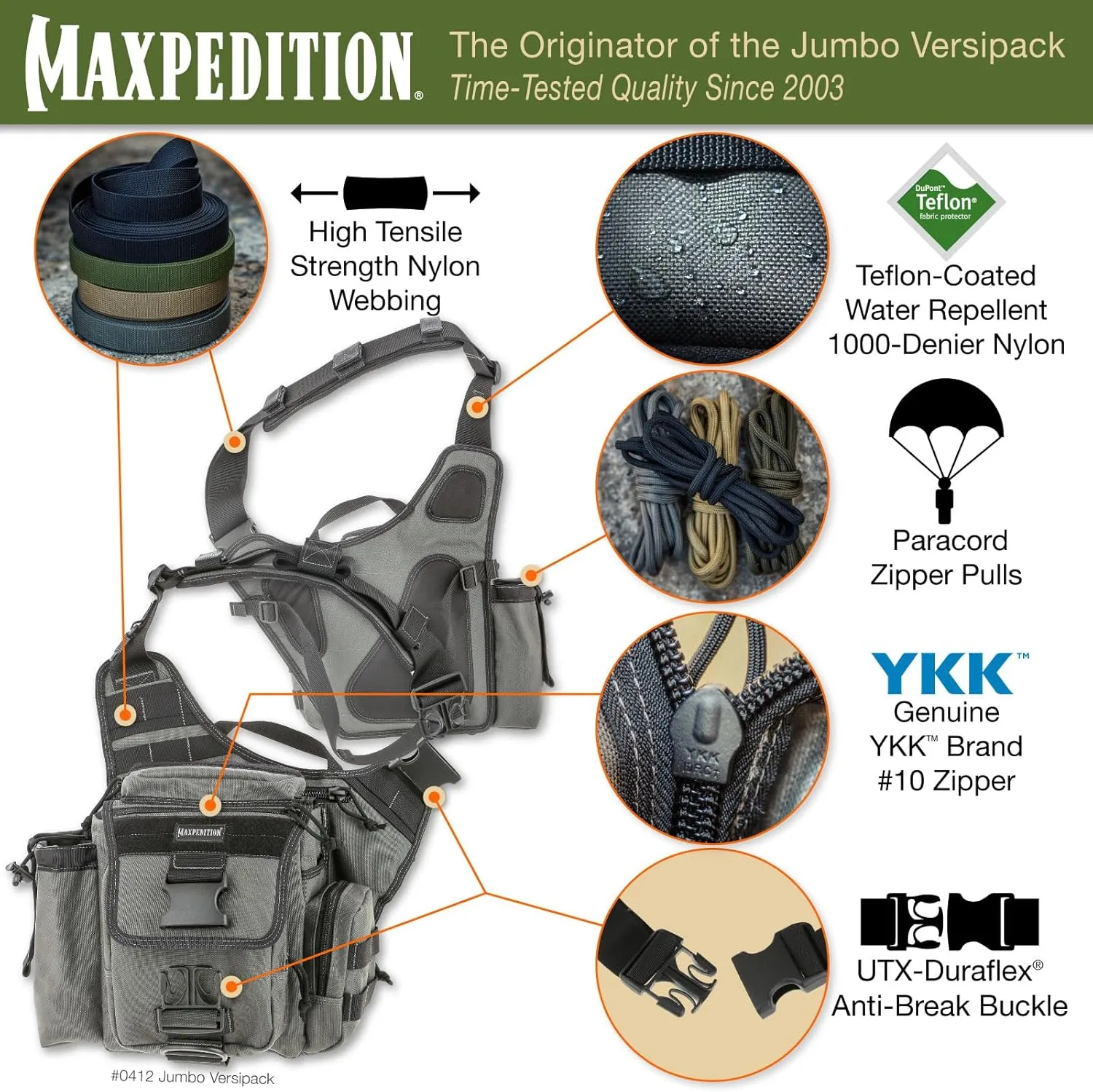 MAXPEDITION Jumbo Versipack