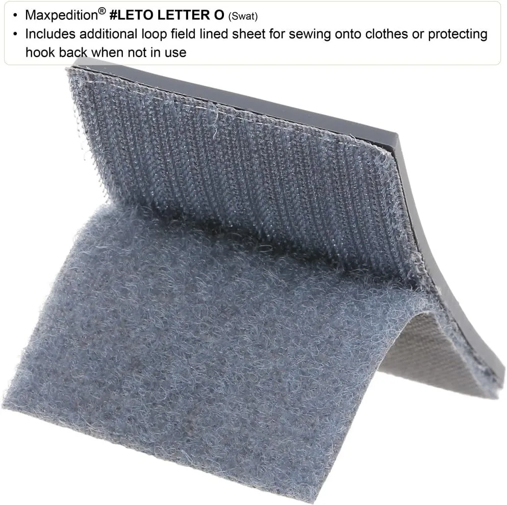 MAXPEDITION Letter O 3D PVC Morale Patch
