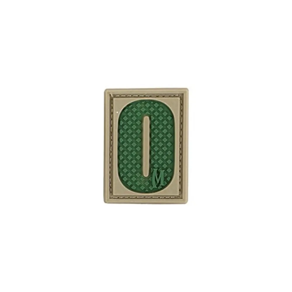 MAXPEDITION Letter O 3D PVC Morale Patch