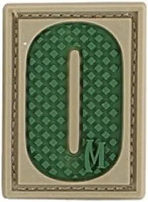 MAXPEDITION Letter O 3D PVC Morale Patch