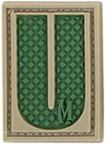 MAXPEDITION Letter U 3D PVC Morale Patch